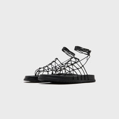Rick Owens Web Granola Sandali - Pelle Black