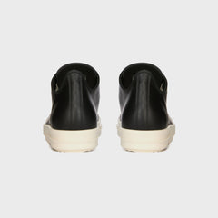Rick Owens SS26 Temple Low Sneaks - Black / Milk