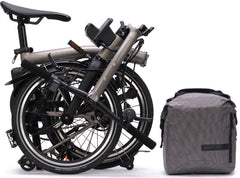 Brompton Electric T Line 4-Speed Titanium Folding Bike - Titanium
