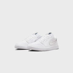 Jordan WMNS Air Jordan 1 Low SE - White / Metallic Silver