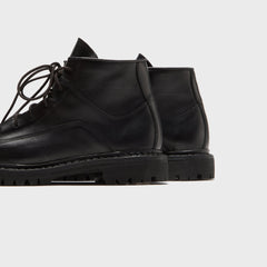 Yuketen Italian Combat Boots - Black