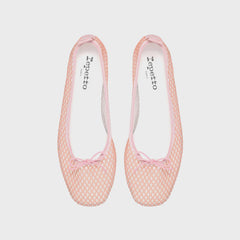 Repetto Garance Mesh Ballet Flat - Deep Pink