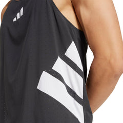 adidas Adizero Road To Records Mens Running Vest - Black