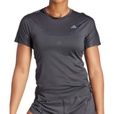 adidas Adizero Short Sleeve Womens Running Top - Black
