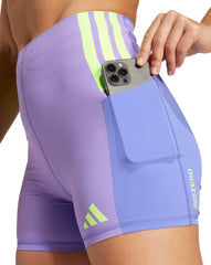 adidas Adizero Womens Short Running Tights - Purple