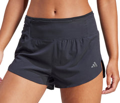 adidas Adizero Womens Split Running Shorts - Black
