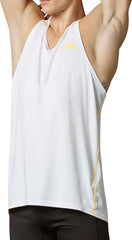 adidas Adizero Mens Running Vest - White