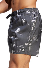 adidas Brand Love CLX Mens Swim Shorts - Grey