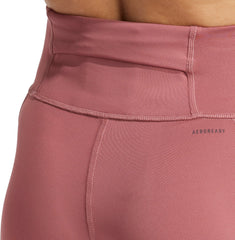 adidas DailyRun 3 Stripes Womens 7/8 Running Tights - Pink