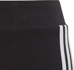 adidas Essentials 3 Stripes Junior Short Tights - Black