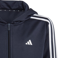 adidas Essentials AeroReady 3 Stripes Junior Training Track Jacket - Blue