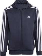adidas Essentials AeroReady 3 Stripes Junior Training Track Jacket - Blue