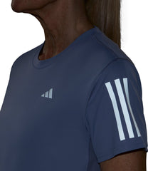 adidas Own The Run Short Sleeve Womens Running Top - Purple