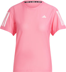 adidas Own The Run Short Sleeve Womens Running Top - Pink
