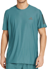 adidas Own The Run Short Sleeve Mens Running Top - Green