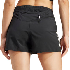 adidas Own The Run 3 Inch Womens Running Shorts - Black