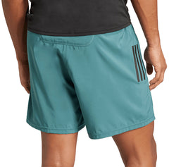 adidas Own The Run 5 Inch Mens Running Shorts - Green