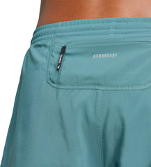adidas Own The Run 5 Inch Mens Running Shorts - Green