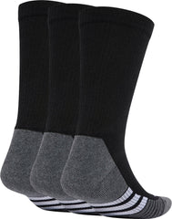 adidas Performance ClimaCool (3 Pack) Cushioned Crew Socks - Black
