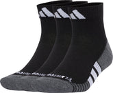 adidas Performance ClimaCool (3 Pack) Cushioned Quarter Socks - Black