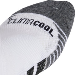 adidas Performance ClimaCool (3 Pack) Cushioned Quarter Socks - White