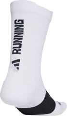 adidas Run X Graphic Running Socks - White