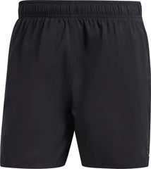 adidas Solid CLX Mens Swim Shorts - Black