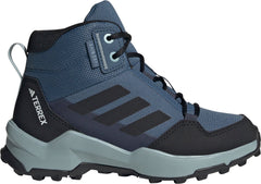 adidas Terrex AX4R Mid RAIN.RDY Junior Walking Boots - Blue