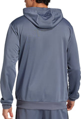 adidas Tiro 25 Essentials Half Zip Hooded Long Sleeve Mens Training Top - Grey