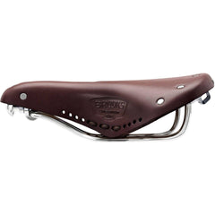 Brooks England B17 Carved Leather Womens Short Saddle - Brown