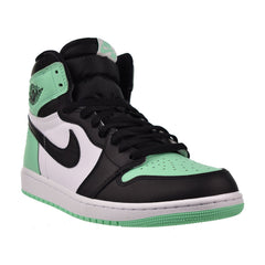 Air Jordan 1 Retro High OG Men's Shoes White/Black/Green Glow