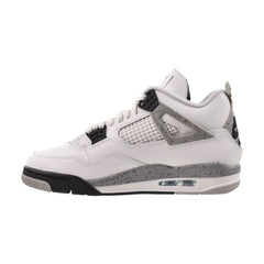 Air Jordan 4 Retro "White Cement" Men's Shoes Summit White/Red fv5029-100