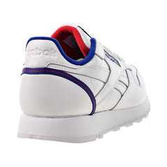 Reebok Classic Leather Men's Shoes White-Deep Cobalt-Vector Red