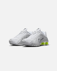 Nike Women's Shox R4 White/White-Metallic Silver