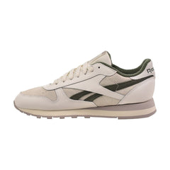 Reebok Classic Leather Men's Shoes Chalk/Chalk/Green 100209516