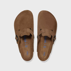 Birkenstock Boston Soft Footbed - Dark Tea Tonal