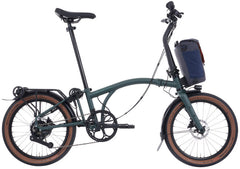 Brompton Electric G Line V2 with Roller Frame 4 Speed Folding Bike - Forest Green