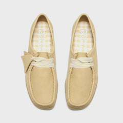 Clarks WMNS Wallabee - Pale Yellow Leather