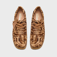 Clarks Wallabee - Tiger Print / Brown