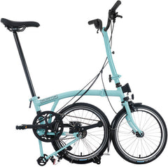 Brompton C Line 12-Speed Folding Bike - Turkish Green