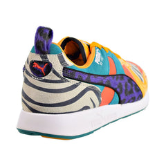 Puma RS-100 Animal Mens Shoes White/Zinnia/Cherry Tomato