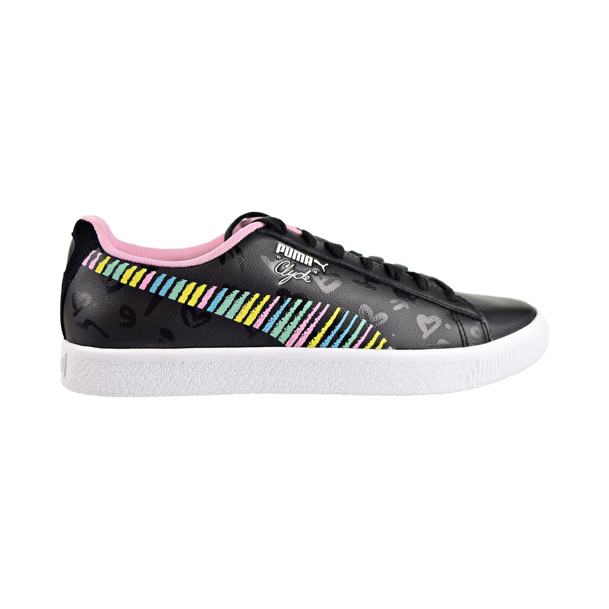 Puma Clyde Bradley Theodore Mens Shoes Puma Black/Prism Pink