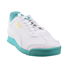 Puma Roma Basic Plus Men's Shoes Puma White/Blue Turquoise