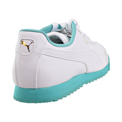 Puma Roma Basic Plus Men's Shoes Puma White/Blue Turquoise