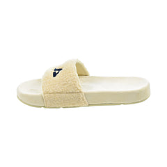 Fila Fuzzy Drifter Women's Slide Sandals Cream-Navy-Red