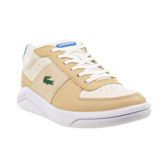 Lacoste Game Advance 0121 5 SMA Leather Men's Shoes Off White-Sandal-White