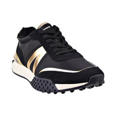 Lacoste L-Spin Deluxe Men's Textile Shoes Black-Gold