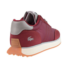 Lacoste L-Spin Deluxe Textile SMA Men's Shoes Burgundy-Off White
