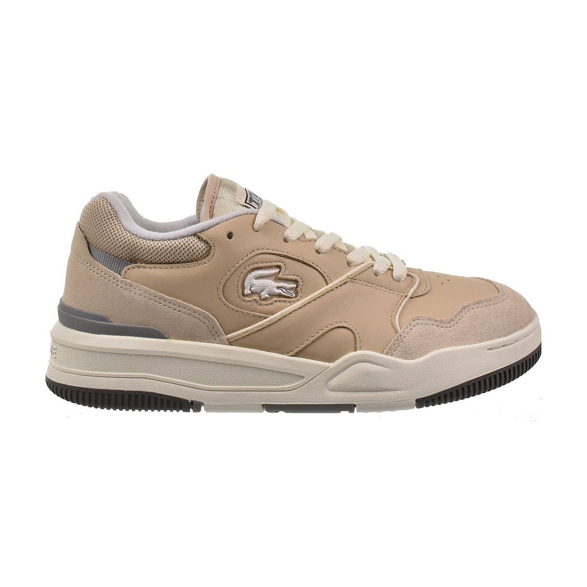 Lacoste Lineshot 224 1 SMA Men's Shoes Off White/Light Grey 748sma0024-6d2
