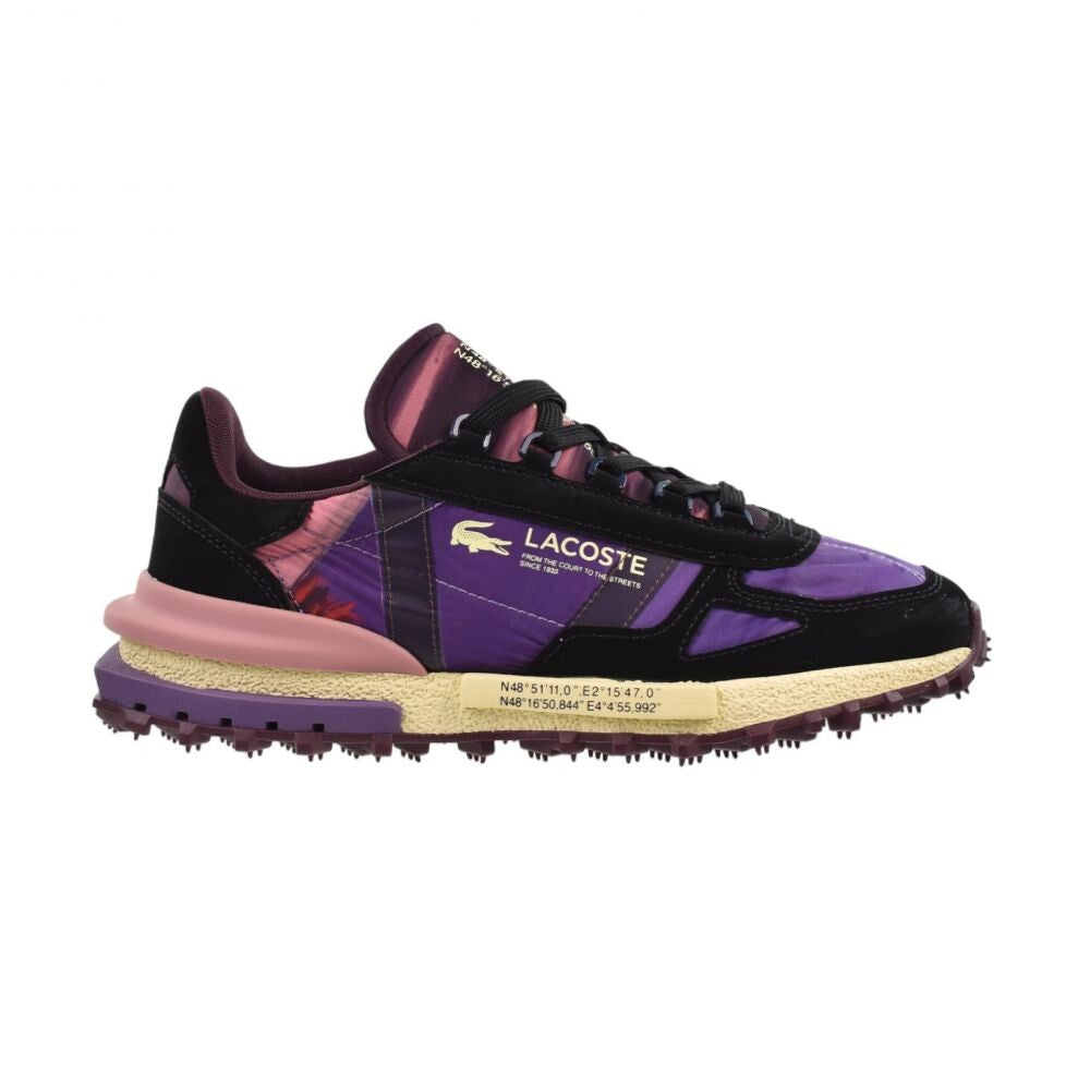Lacoste Elite Active 225 7 SMA Men's Shoes Black/Purple 750sma0082-n94